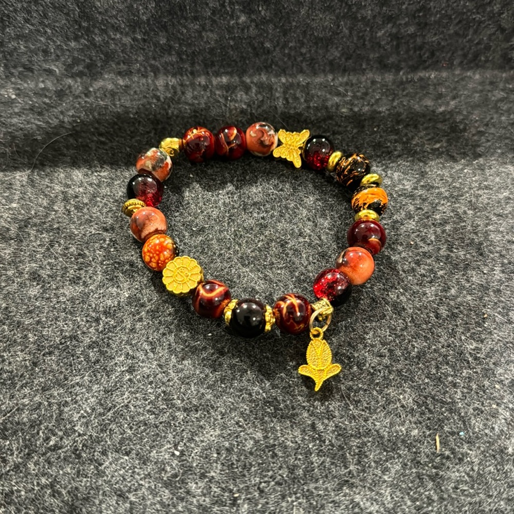 Handmade Porcelain Beads Bracelet